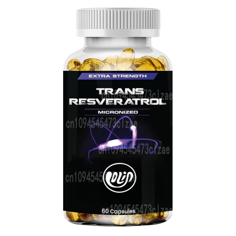 Resveratrol Capsule Anti Aging - Trans Resveratrol-supplement 1200 mg. Zeer absorbeerbare