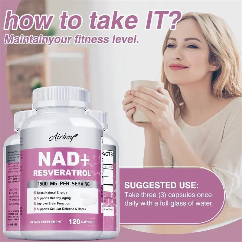 NAD + Resveratrol - Ondersteun - Resveratrol Capsule Anti Aging recensie en prijs