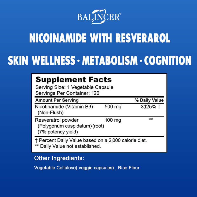 Nicotinamide met Resveratrol - - Resveratrol Capsule Anti Aging recensie en prijs