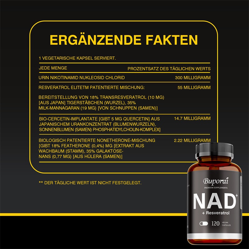 NAD+ supplementen - Anti-aging - Resveratrol Capsule Anti Aging recensie en prijs