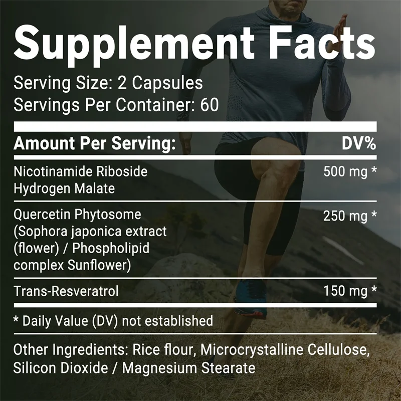 NAD+ Nicotinamide Riboside - A - Resveratrol Capsule Anti Aging recensie en prijs