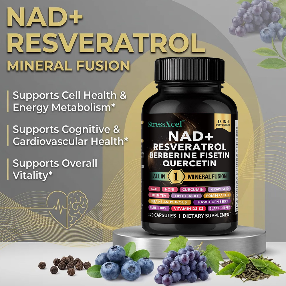 NAD+ supplement met Resveratro - Resveratrol Capsule Anti Aging recensie en prijs